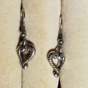 Brighton Silver Earrings with saftey clasp